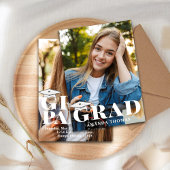 Graduate Modernes Minimalistisches Fotomaterial Fe Ankündigung