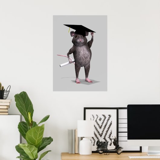 Graduate Mouse Poster (Heimbüro)