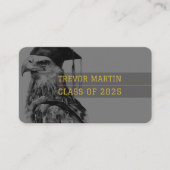 Graduate Name Card | Eagle Visitenkarte (Vorderseite)