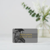 Graduate Name Card | Eagle Visitenkarte (Stehend Vorderseite)