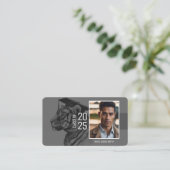 Graduate Name Card Visitenkarte (Stehend Vorderseite)