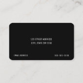 Graduate Name Card Visitenkarte (Rückseite)