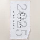 Graduate Name Class year School Name Graduation Strandtuch (Vorderseite)