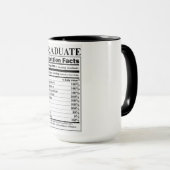 Graduate Nutrition Fakten Tasse (VorderseiteRechts)