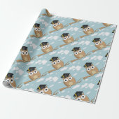 Graduate Owl Geschenkpapier (Ungerollt)
