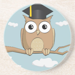 Graduate Owl Getränkeuntersetzer