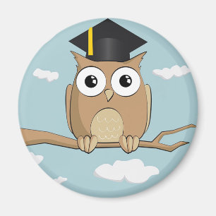 Graduate Owl Magnet
