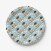 Graduate Owl Pappteller (Vorderseite)