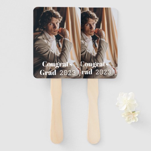 Graduate Paddle Fan Fächer (Vorne und Hinten)