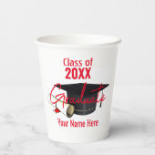 Graduate Paper Cup - Cap and Diploma HAMbyWG Pappbecher (Rückseite)