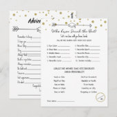 Graduate Party Game, Know the Graduate Game, Postkarte (Vorne/Hinten)