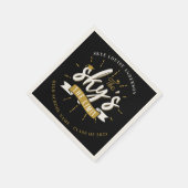 Graduate Party Sky ist der Limit Senior Abschluss Serviette (Ecke)