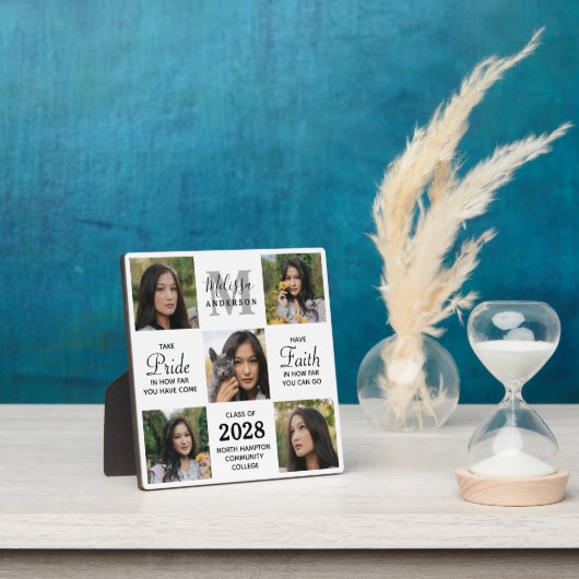 Graduate Personalisiert 5 Foto Collage Abschluss Fotoplatte (InSitu)