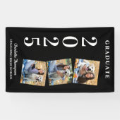 Graduate Personalisiert Foto Collage Name Year Banner (Horizontal)