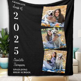 Graduate Personalisiert Foto Collage Name Year Fleecedecke
