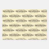 Graduate Personalisiert Script Modern Geschenkpapier Set (Vorderseite)