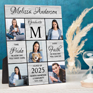 Graduate Personalisierte FotoCollage Keepake Plaqu Fotoplatte
