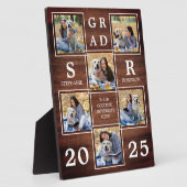 Graduate Personalisierte Fotos Holz Abschluss Fotoplatte (Seite)