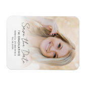 Graduate Photo 2026 Save the Date Announcement Magnet (Horizontal)