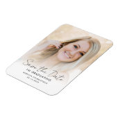 Graduate Photo 2026 Save the Date Announcement Magnet (Linke Seite)