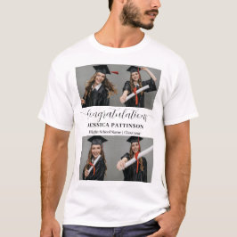 Graduate Photo Class Year High School Graduation T-Shirt