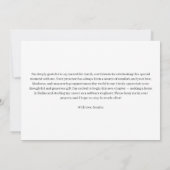 Graduate Photo Collage Graduation Dankeskarte (Rückseite)