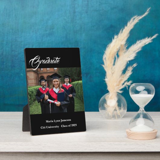 Graduate Plaque Fotoplatte (Seite)