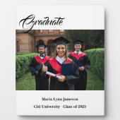 Graduate Plaque Fotoplatte (Vorderseite)
