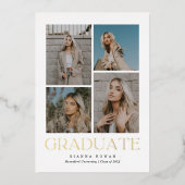 Graduate Prestige Abschluss Foto Einladung (Vorderseite)