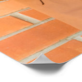 Graduate Red Burgundy Foto Abschluss Poster (Ecke)