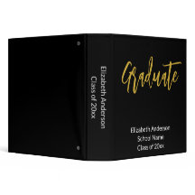 Graduate Schwarz-weiß Gold Grad Abschluss