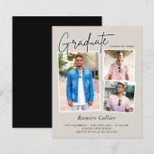 Graduate Script 3 Foto Abschluss Celebration (Vorne/Hinten)