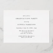 Graduate Script 3 Fotos Abschluss Folieneinladung (Rückseite)