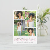 Graduate Script 4 Fotos Abschluss Ankündigung (Stehend Vorderseite)