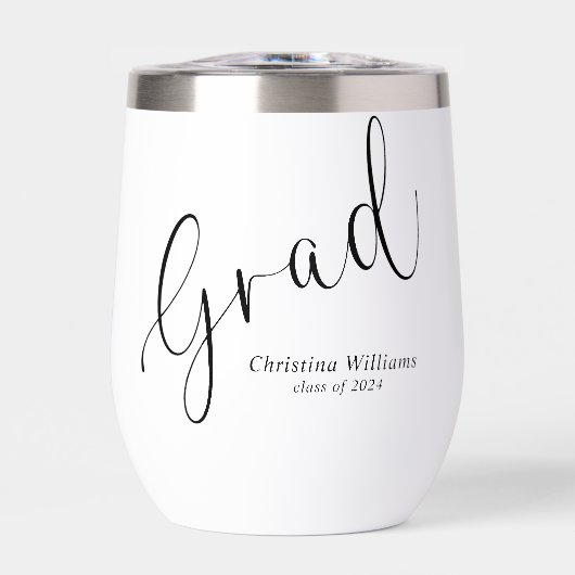 Graduate Script Elegante Moderner Abschluss (Vorderseite)