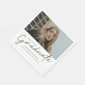 Graduate Script Foto Graduate Party Serviette (Ecke)