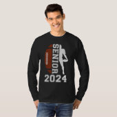 Graduate Senior Class 2024 Graduation American Foo T-Shirt (Vorne ganz)