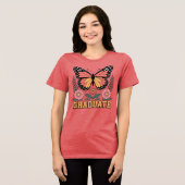 Graduate Shirt - Bold Monarch Butterfly Abschluss (Vorderseite voll)