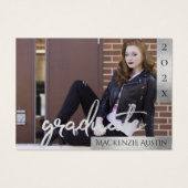 Graduate Silver Script | Ankündigung von Brush Fot (Vorderseite)