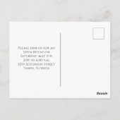 Graduate Simple Minimalistisch Foto Template Class Postkarte (Rückseite)