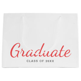 Graduate Simple Modern Class of Abschluss Große Geschenktüte