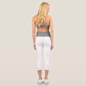 Graduate Simple Modern Minimalistisch Abschluss Capri Leggings (Rückseite)