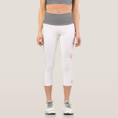 Graduate Simple Modern Minimalistisch Abschluss Capri Leggings (Vorderseite)