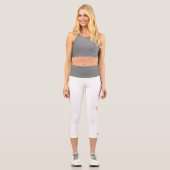 Graduate Simple Modern Minimalistisch Abschluss Capri Leggings (Vorderseite)