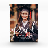 Graduate Simple Modern Script Classic Foto (Vorderseite)