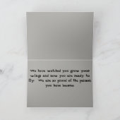 Graduate Stolz auf Ihren Monarch Butterfly-Abschlu Karte (Innenseite)