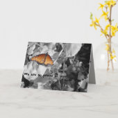 Graduate Stolz auf Ihren Monarch Butterfly-Abschlu Karte (Gelbe Blume)