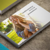 Graduate Student University Graduation Cap Foto Visitenkarte