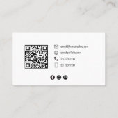 Graduate Student University Graduation Cap Gold Visitenkarte (Rückseite)