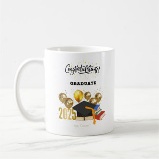 Graduate Tasse 2025 - Goldakzente von Kay Clover™